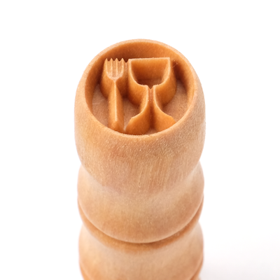 MKM Food Safe 1.5cm wood stamp